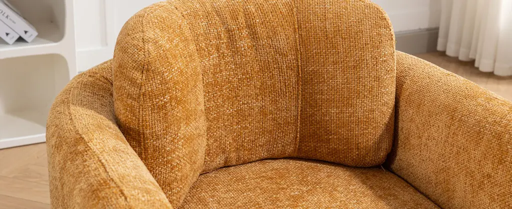 Mid Century Modern Barrel Accent Chair Armchair Living Room or Bedroom bed best