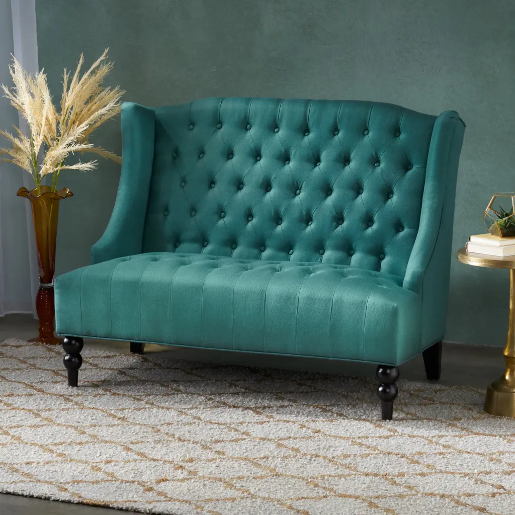 Seat Teal Fabric - Modern Accent Chair nh-vivalux