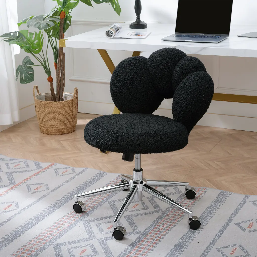 Black Teddy Chair Cozy Home Décor rnb