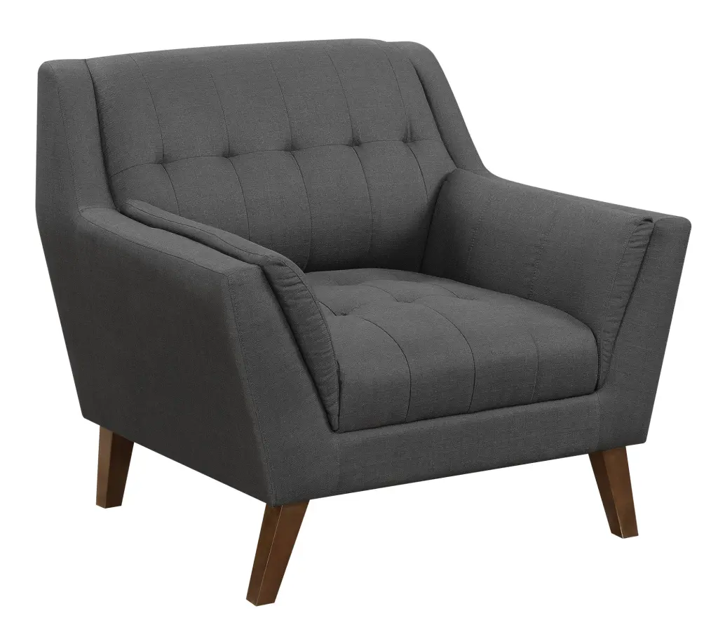 Browning Gray Accent Chair Foam Seat and Engineered Wood Frame wallace - bay