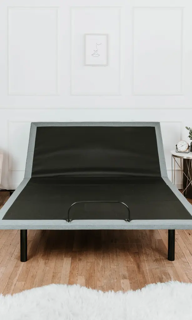 OS5 Black And Grey Flex Head California King Adjustable Bed Base Remote omne sleep