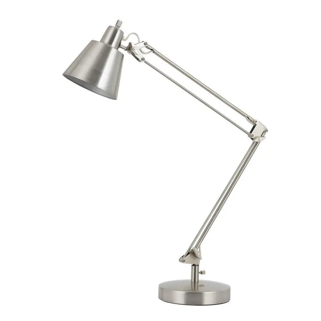 60W Metal Tinquire Lamp Adjustable Arms And Swivel Head Set 2 royal hampton