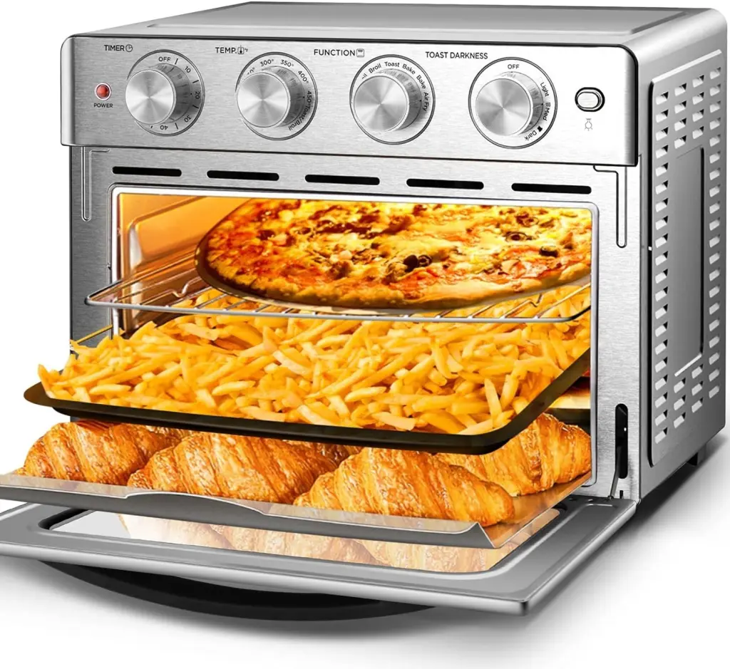Geek Chef 6 Slice 26Qt Air Fryer Extra Large Toaster Oven Oil Free Cooking geek flagship store