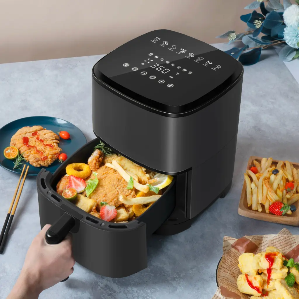 Air Fryer Oven 4 Qt - Space Saving Low Noise Nonstick Dishwasher Safe rnb