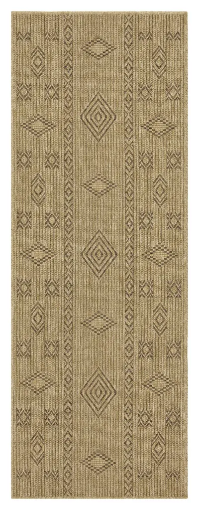 Earth GC NTL1002 Jute Mocha 2 Ft. 7 . X 7 Ft. 3 . Indoor Outdoor Area Rug icona home decor