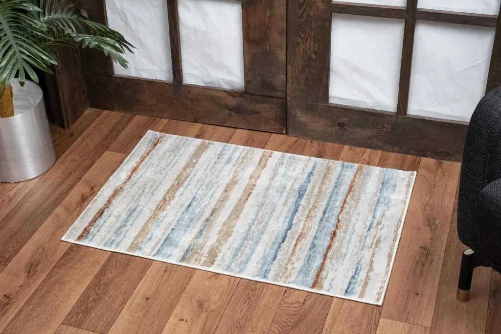 Elegance GC CNC6002 Multi 2x3 Ivory Polyester Area Rug icona home decor