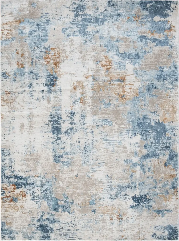 Elegance GC CNC6003 Multi 7x10 Ft Area Rug Beige Polyester Living Room Carpet icona home decor