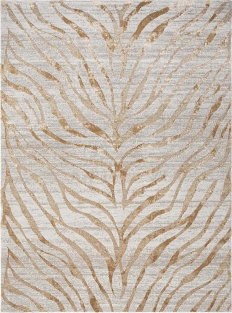 Elegance GC CNC6007 Gold 7 Ft. 10 . X 10 Ft. 3 . Area Rug Gold Polypropylene icona home decor