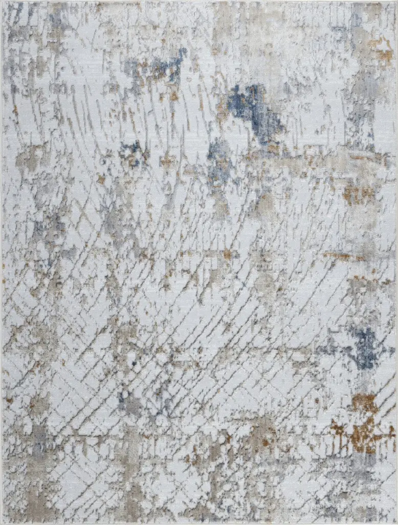 Textures GC Art2004 Multi 7 Ft. 10 . X 9 Ft. 10 . Area Rug White Living Room icona home decor