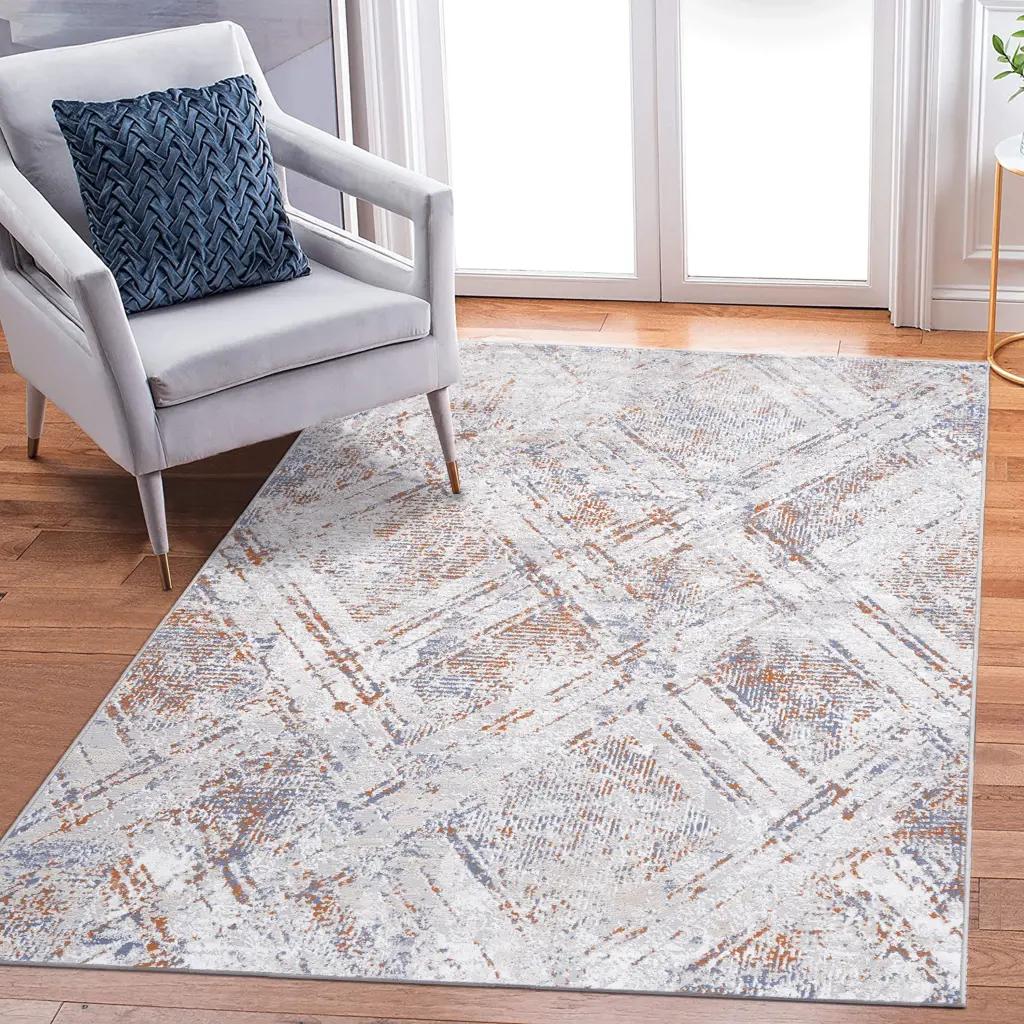 Naar Payas Gatherion 8X10 Beige Geometric Non Shedding Living Room Rug naar rug