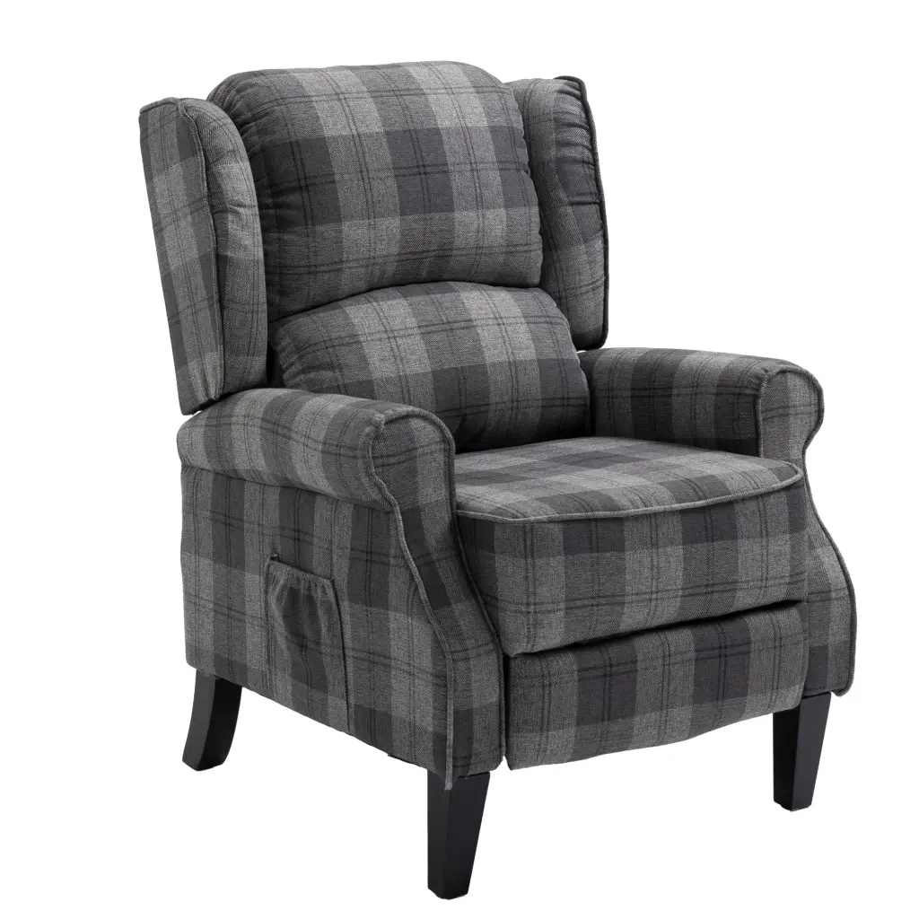 Vintage Armchair Sofa Cozy Upholstered Leisure Chair Recliner Living Room hortus oasis