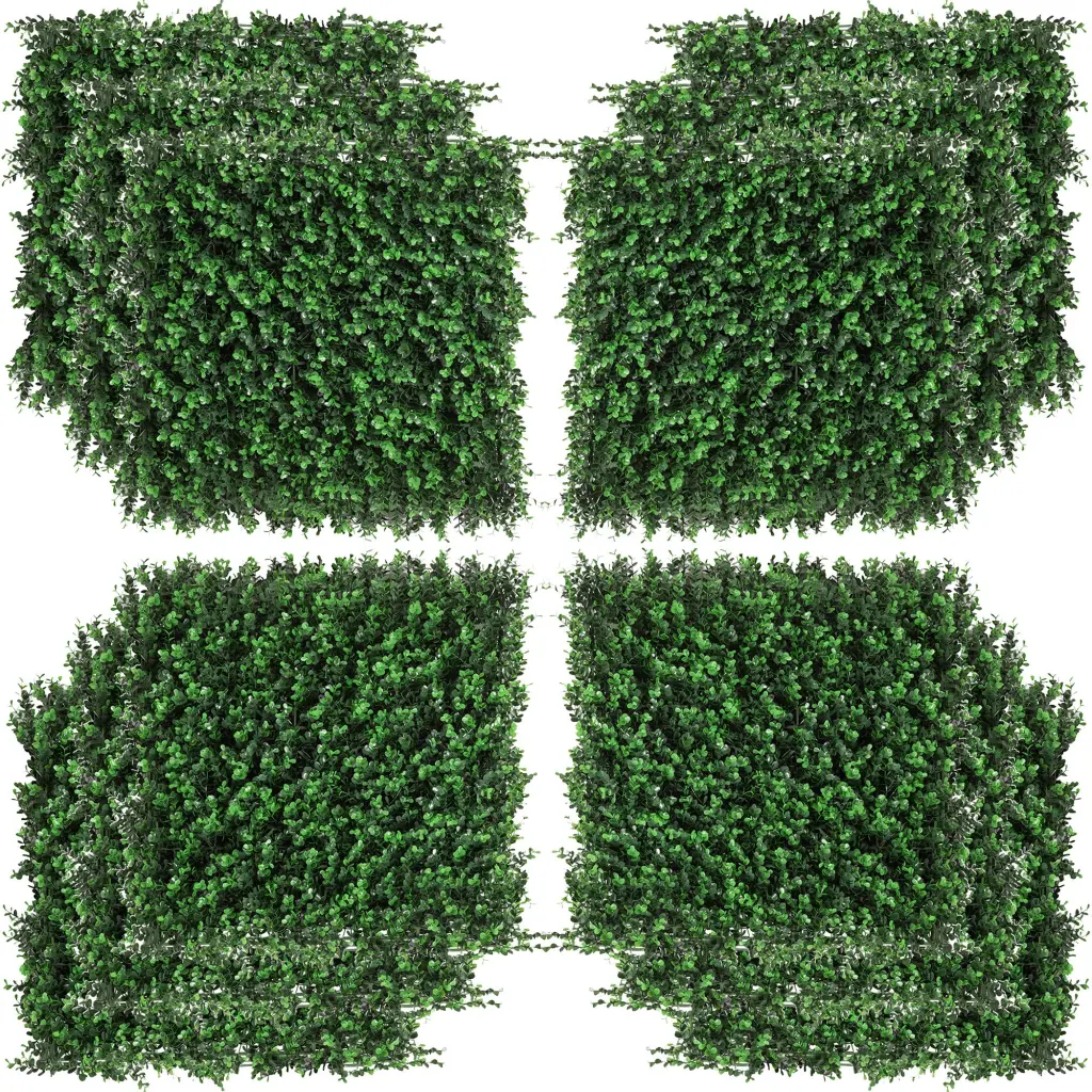 Outsunny 20x20 Inch Artificial Grass Wall Panels Indoor Outdoor Decor aosom business
