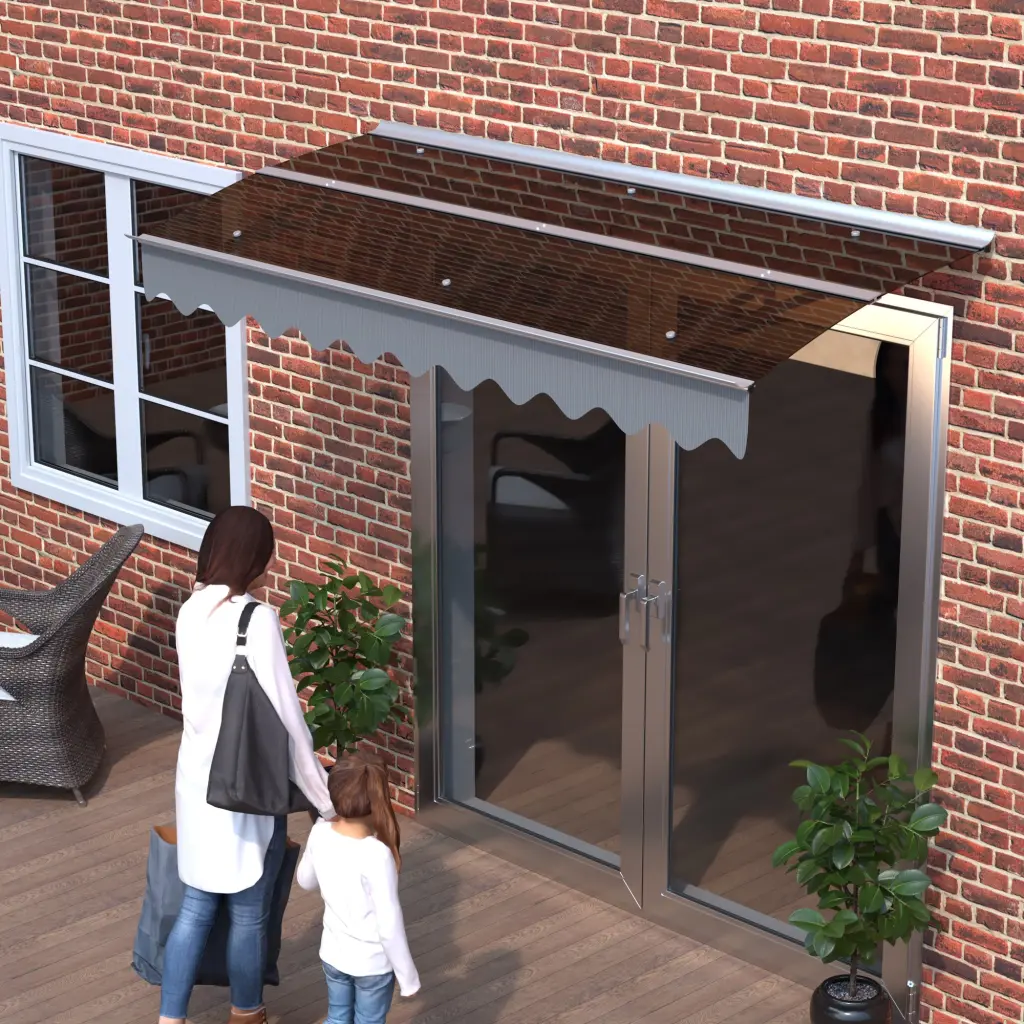 Garlugh Da7934C Series Door Window Awning Canopy 0.137 Inch Thick firelife