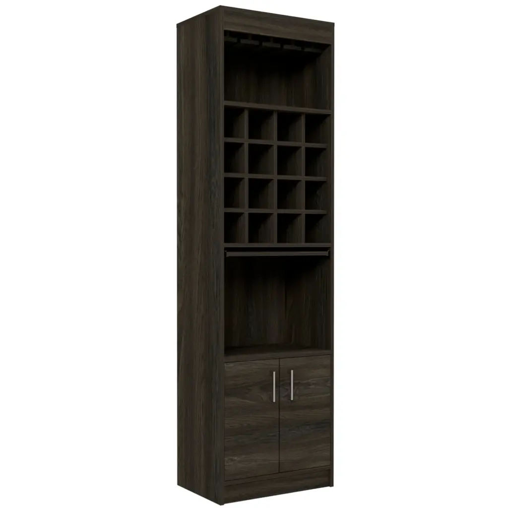 Kava Bar Cabinet Concealable Serving Tray Sixteen Constructed Wine Rack rta mubles colombia