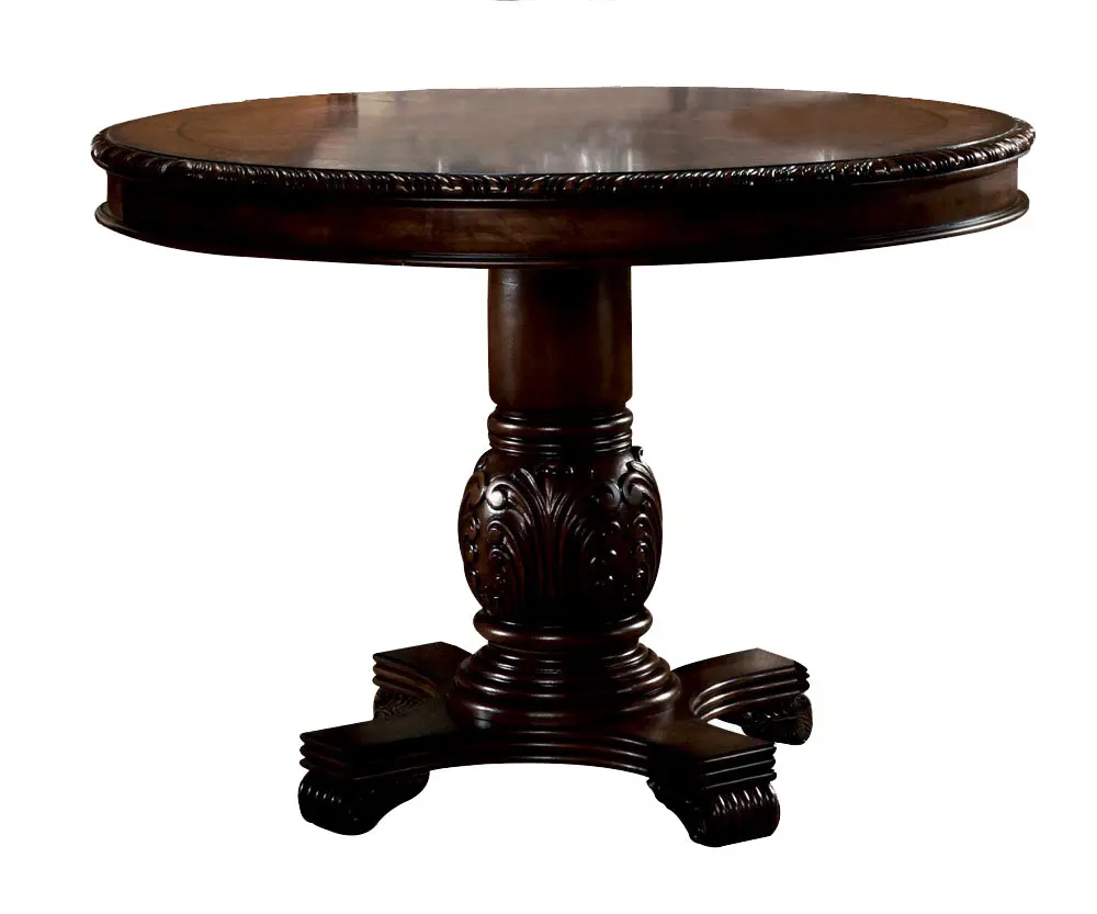 Chateau De Ville Counter Height Table Espresso Solid Wood Bar Table acme onsite store
