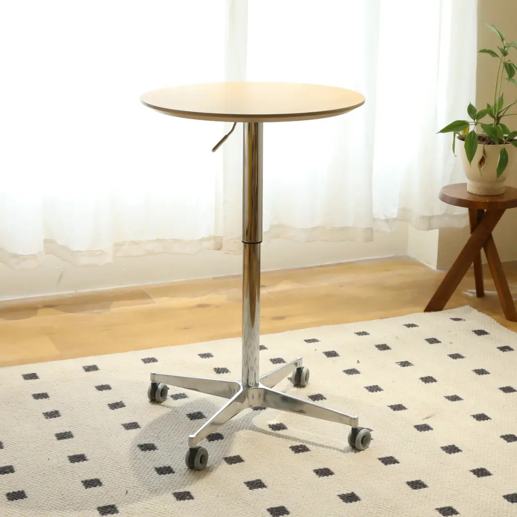 Movable Adjustable Bar Table Pub Table 360 Swivel Counter Bar Height Adjustable w2105