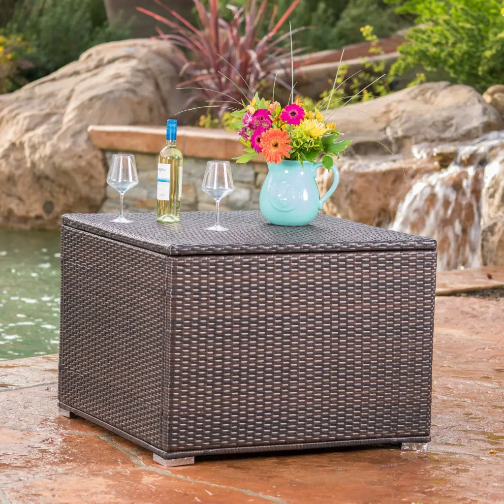 Santa Rosa Storage Brown Multi Rattan Basket nh-gardenpara