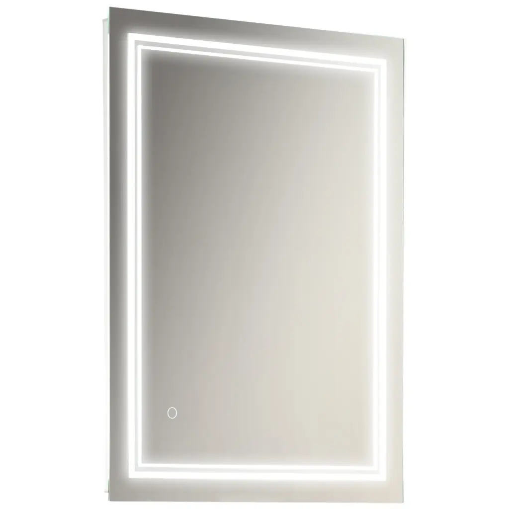 Kleankin 32x24 Inch LED Bathroom Mirror Lighted Vanity Wall Mount aosom business
