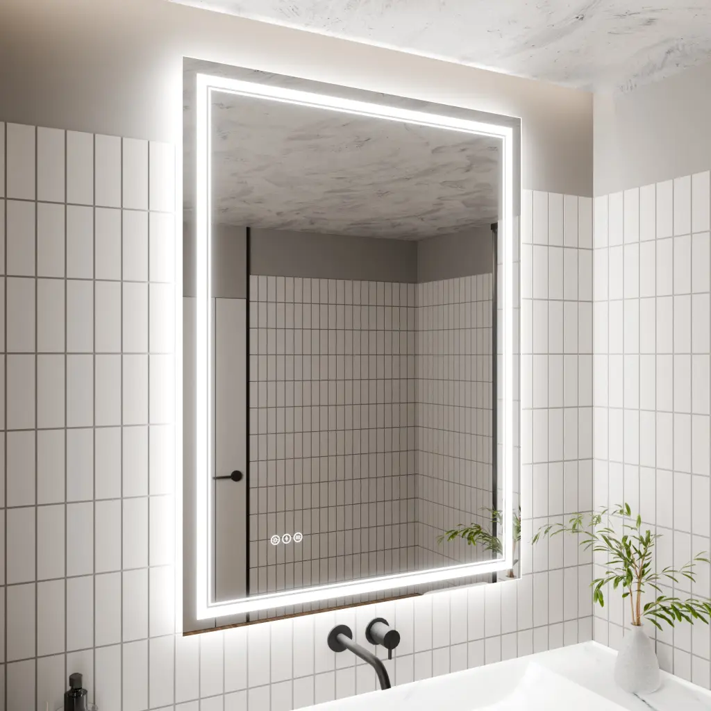 36x48 Inch LED Bathroom Vanity Mirror Lights - Modern and Functional global chain solutions