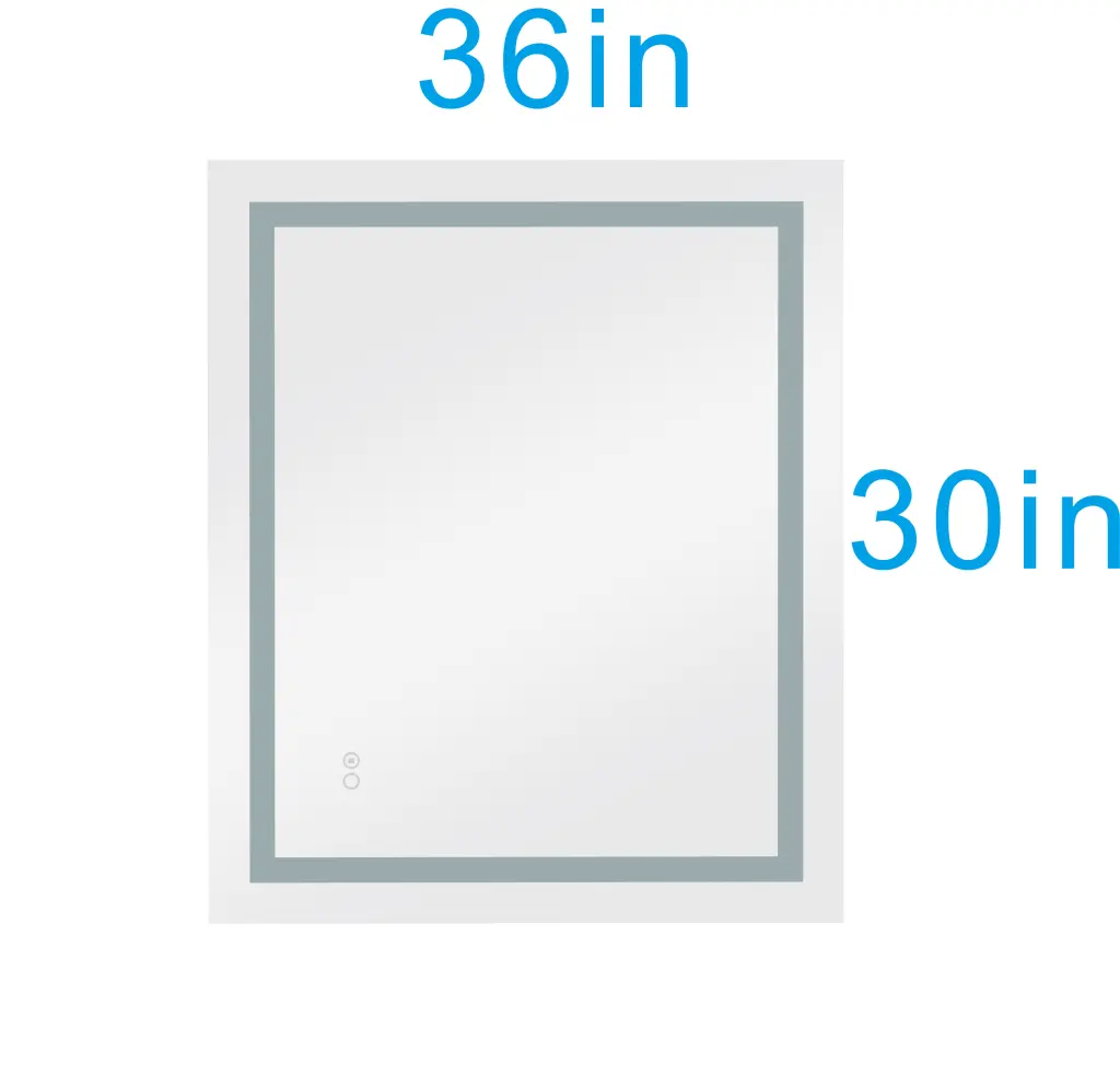 Led Mirror Bathroom Lights Dimmable Anti Fog Lighted Bathroom Vanity Mirror w928 dongtu group