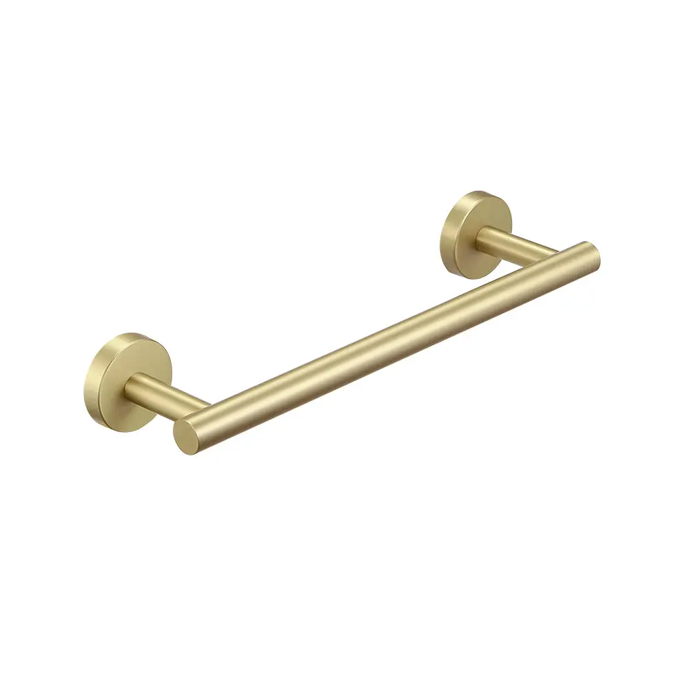5 Pieces Brushed Nickel Gold Bathroom Accessories Set Stainless Steel flg