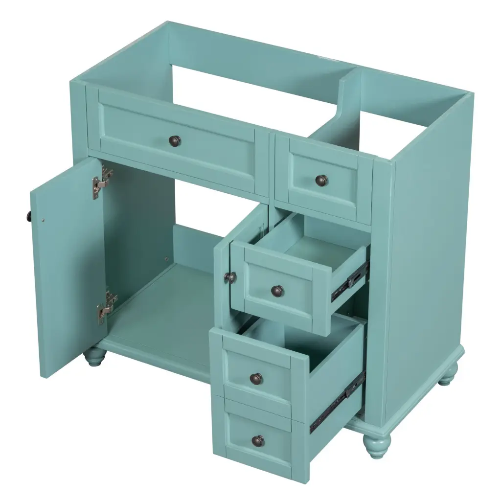 36 Inch Bathroom Vanity Without Top Sink Free Standing Vanity Set 2 Doors rnb