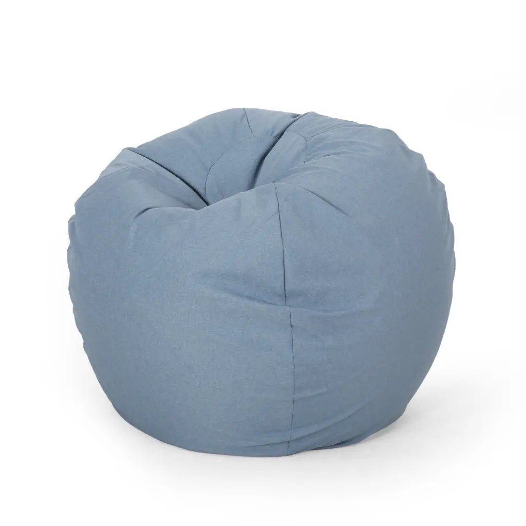 Chisal 3 Foot Teal Fabric Bean Bag Comfortable Seating bazar