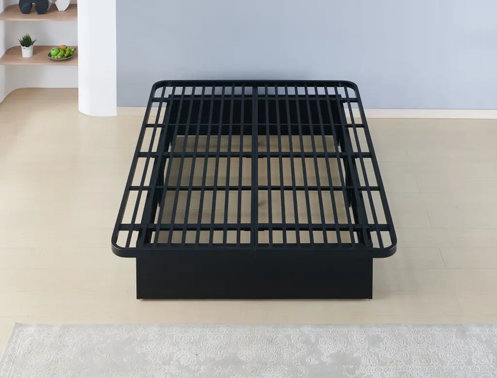 Modern Style Heavy Duty Queen Size Platform Bed Frame Made Metal galaxy home furnishings