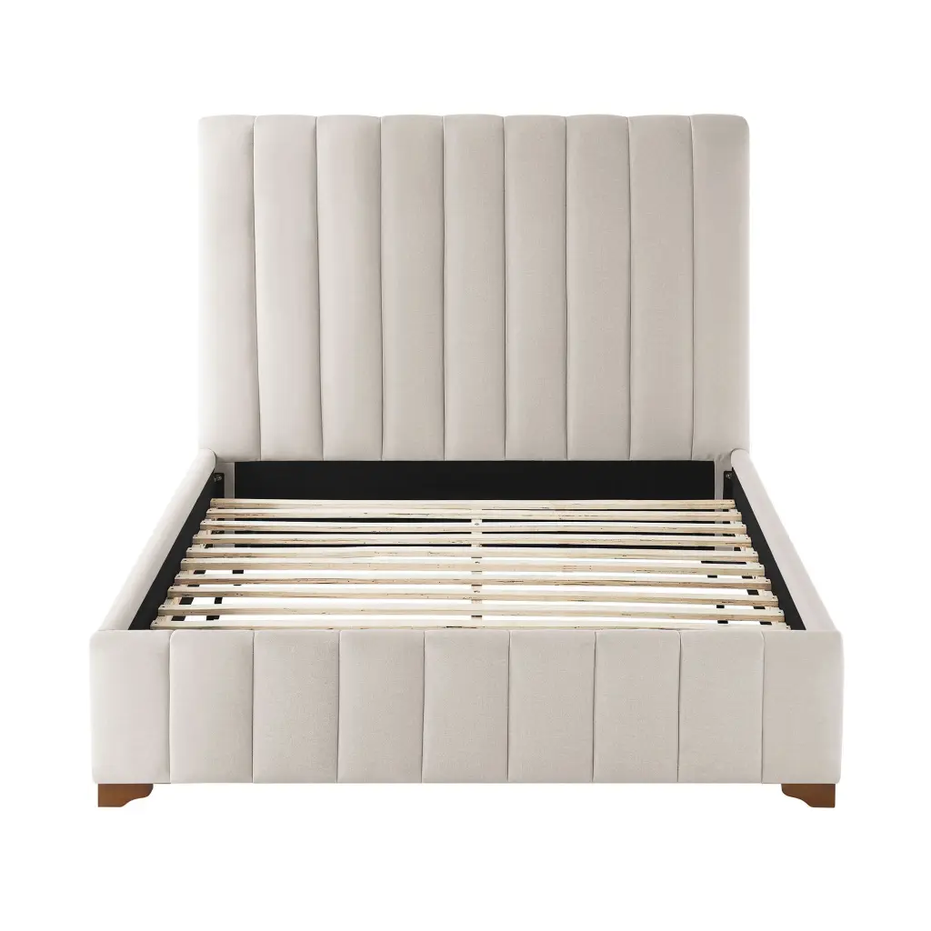 Full Size Modern Upholstered Queen Platform Bed Frame justone