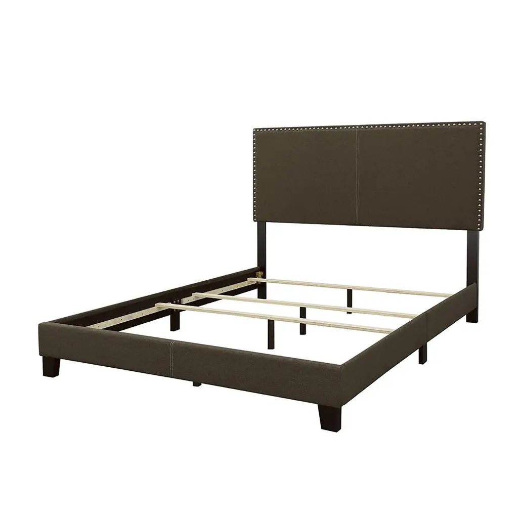 Charcoal Queen Bed Trim Box Spring Required Queen Charcoal Wood Bed furniture max