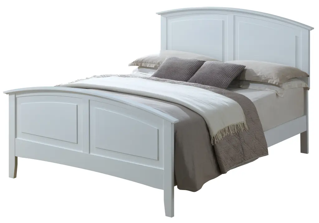 Hammond G5490A KB King Bed 2 Boxes White Particle Board glory furniture