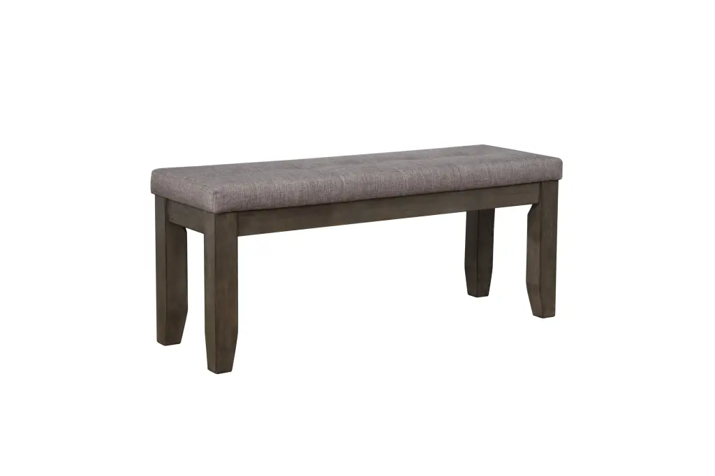 Modern Tufted Upholstery Bench Tapered Wood Legs Bedroom Living Room kanepe