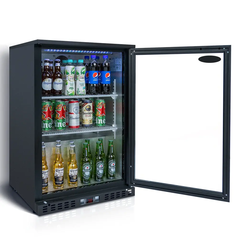 Orikool 24 Inch Beverage Refrigerator Cooler 160 Cans Mini Fridge Glass Door orikool commercial refrigeration-freezer equi...