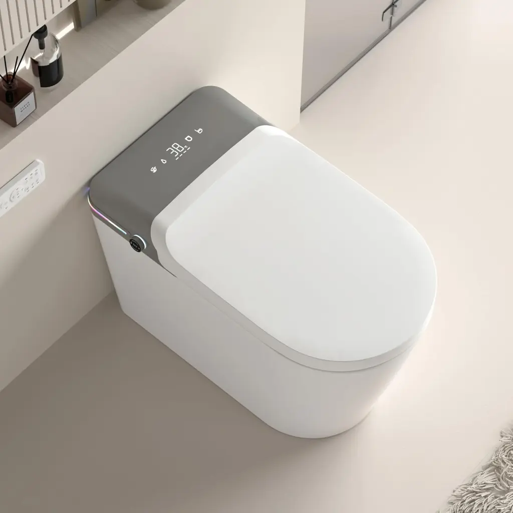 Intelligent Bidet Toilet Remote Control and Tankless Design singularity