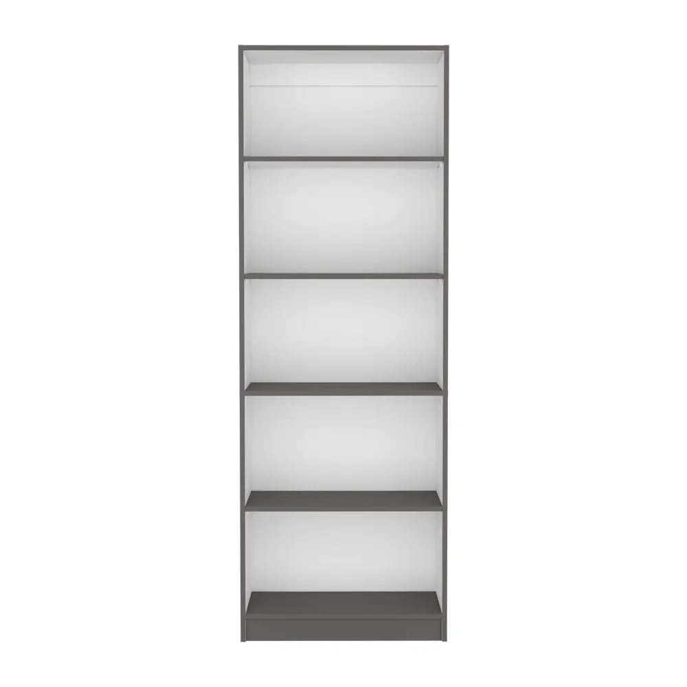 Benzoni 4 Shelf Bookcase Office Furniture Matt Gray White Multicolor treevol furniture