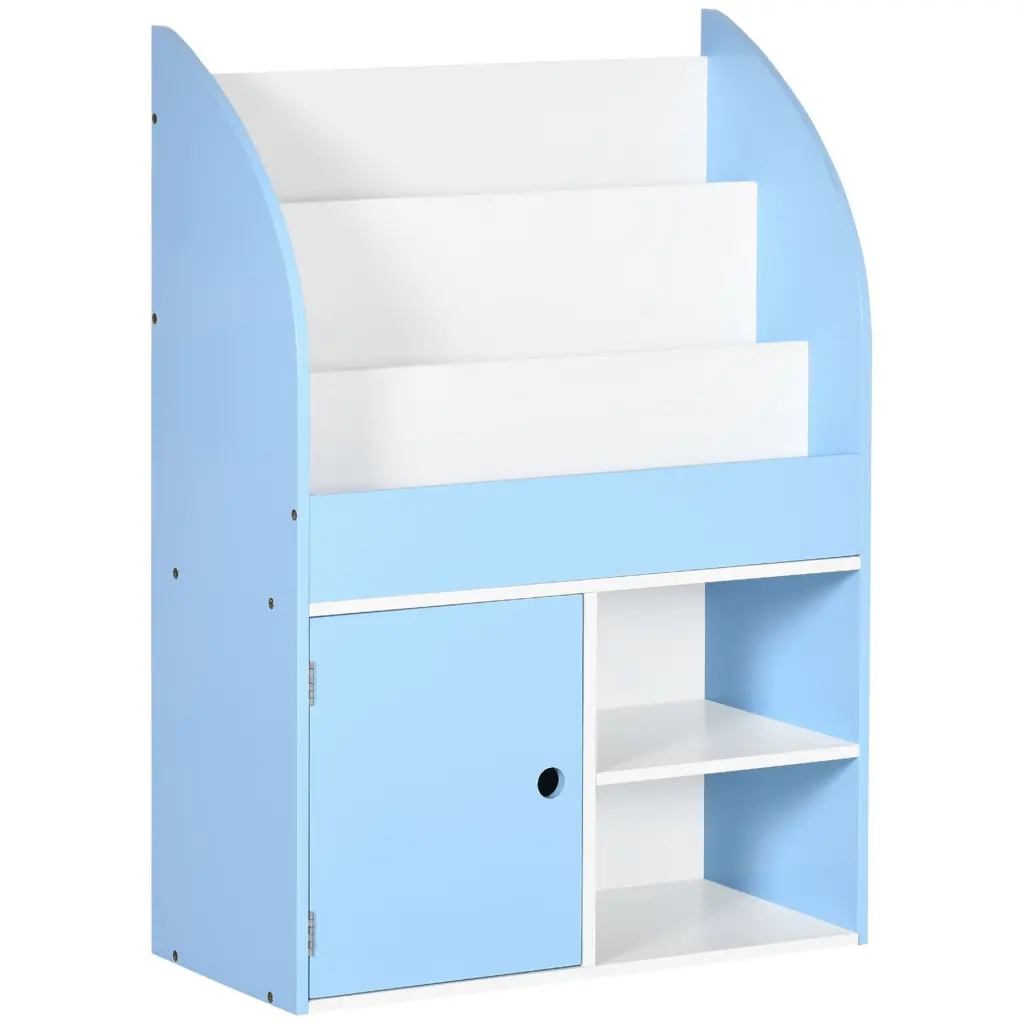 Qaba Bookshelf, Multi Purpose Kids Toy Storage Arranger Preschool aosom business