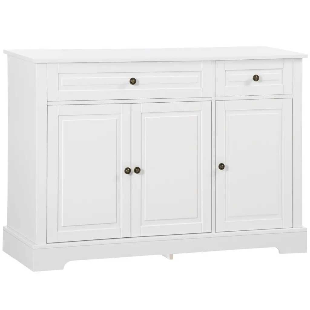 Homcom Modern Sideboard Buffet Cabinet Kitchen Storage 2 Drawers aosom business