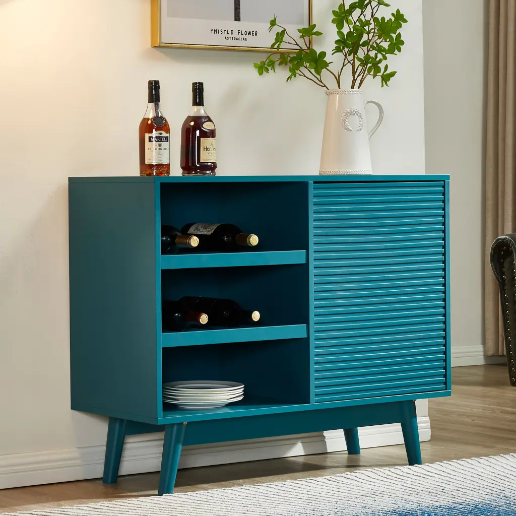 36 Inch Sideboard Buffet Cabinet Wine Storage Shelf jaydenmax
