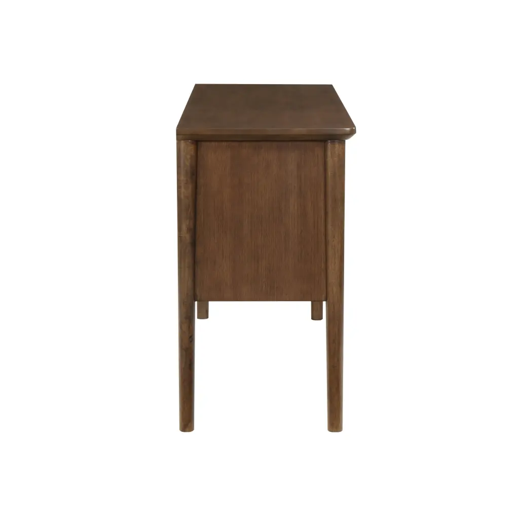 Quinn Server Dark Brown Dark Brown Wood Buffet Sideboard Dining Storage steve silver furniture