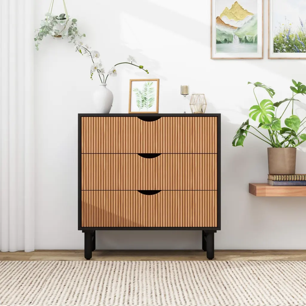 3 Drawer Cabinet Bedroom Living Room Study Dining Room Storage rnb