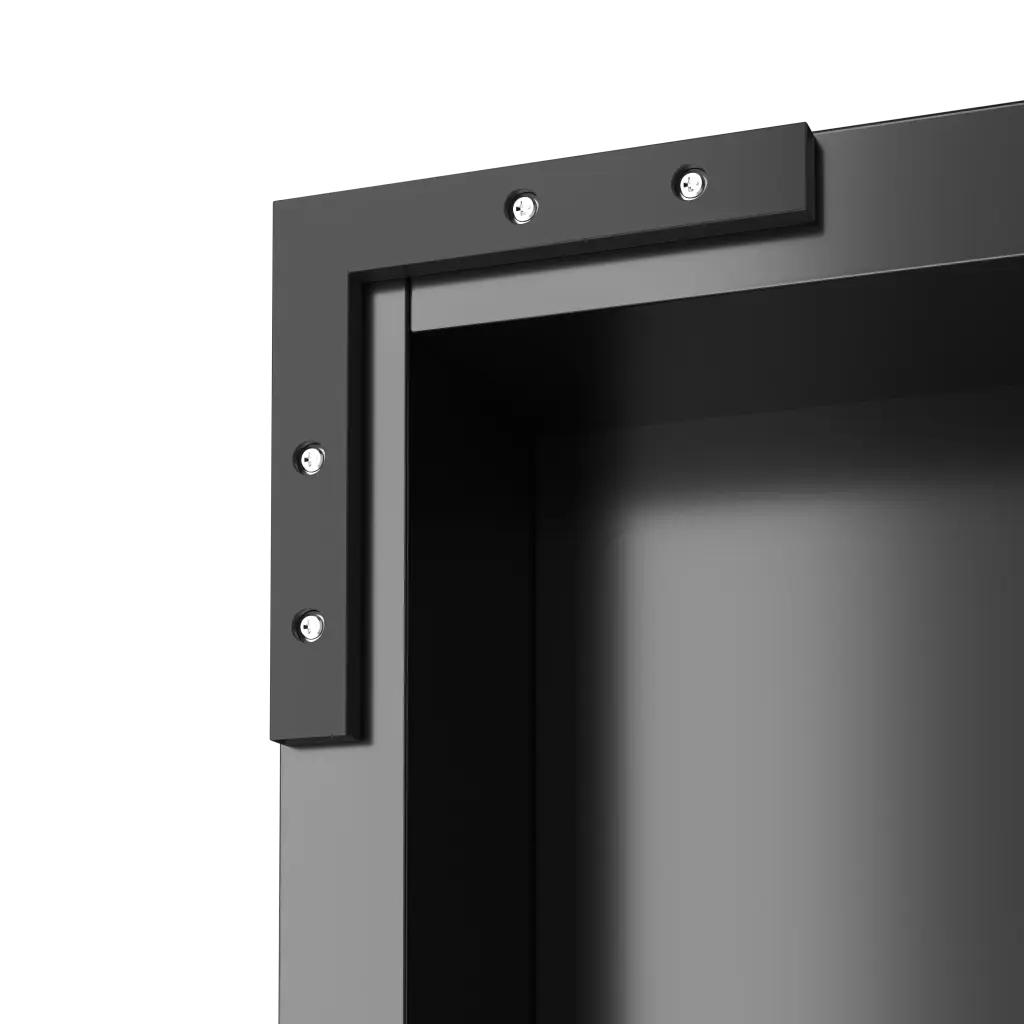 71 Inch Black Tool Steel Locking Cabinet Doors and 4 Shelves h - w furniture