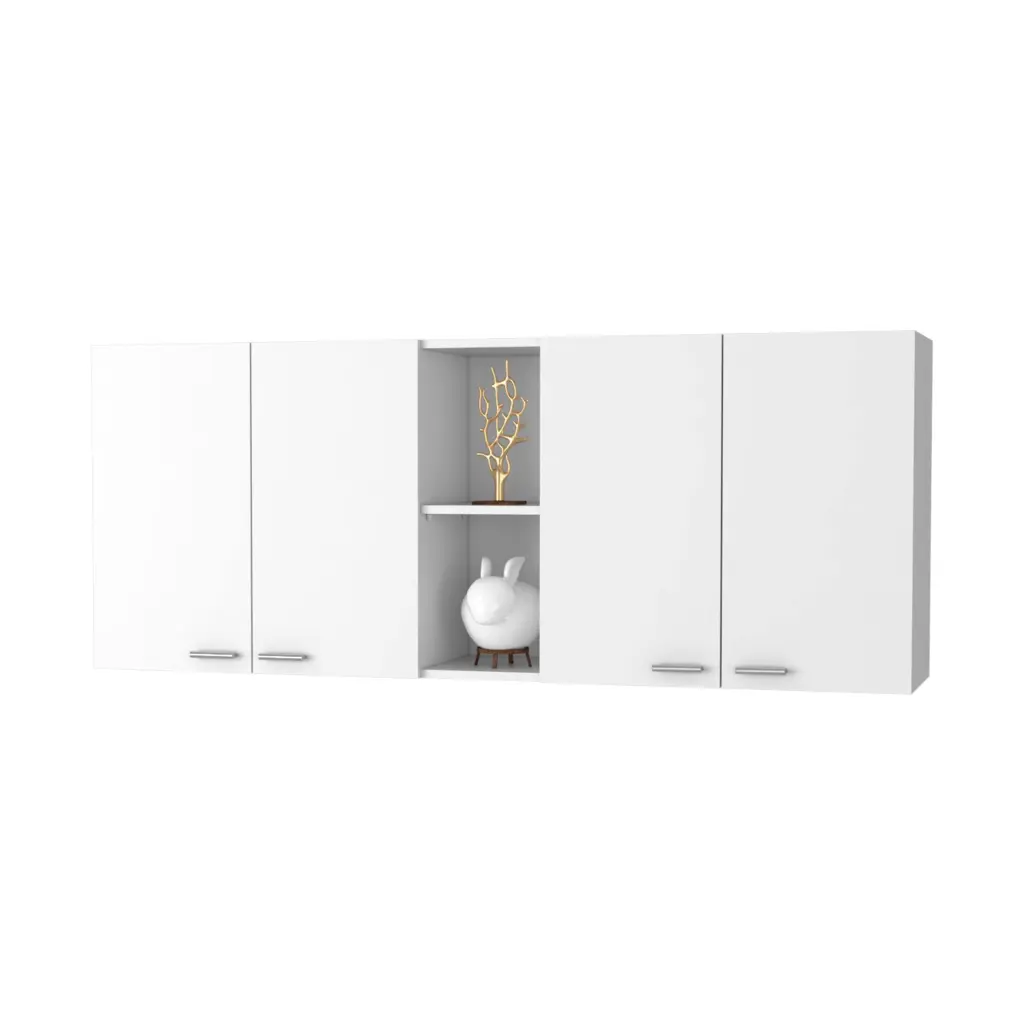 Winslow 150 Inch Four Door Wall Cabinet Two Shelves rta mubles colombia