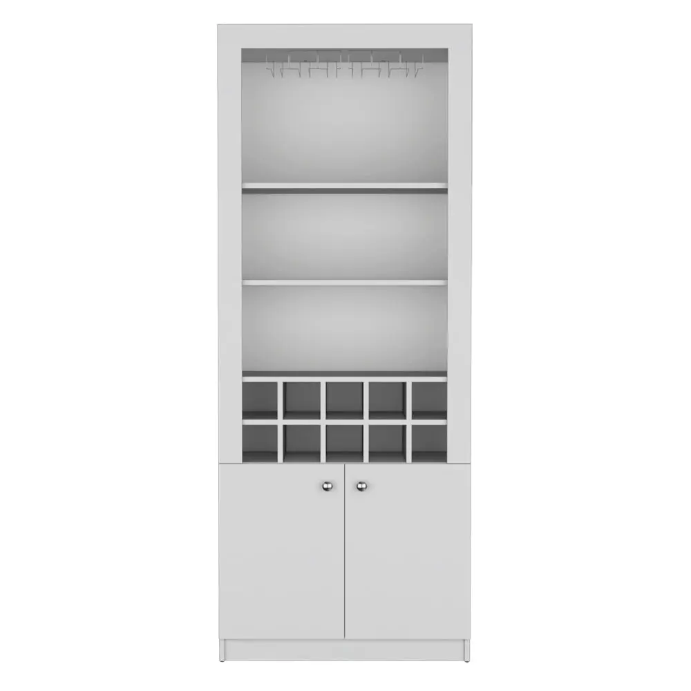 Nixon Bar Cabinet Living Room White Storage Primary Living Space treevol furniture