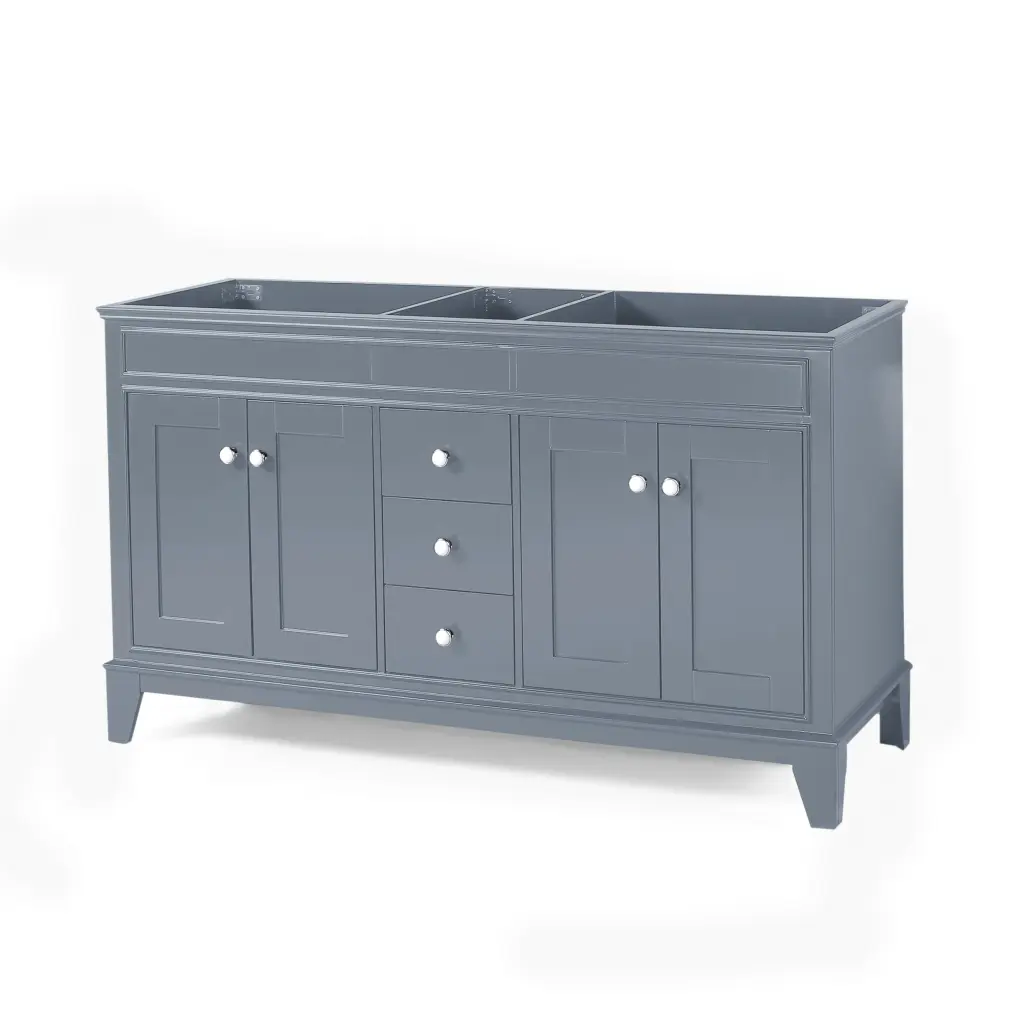 60 Cabinet Gray Plywood Storage Cabinet Home Or Office nh-bo