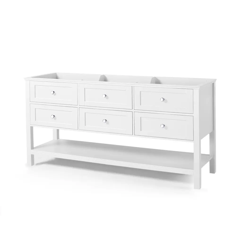 72 Inch White Plywood Cabinet Modern Storage Solution Home nh-bo