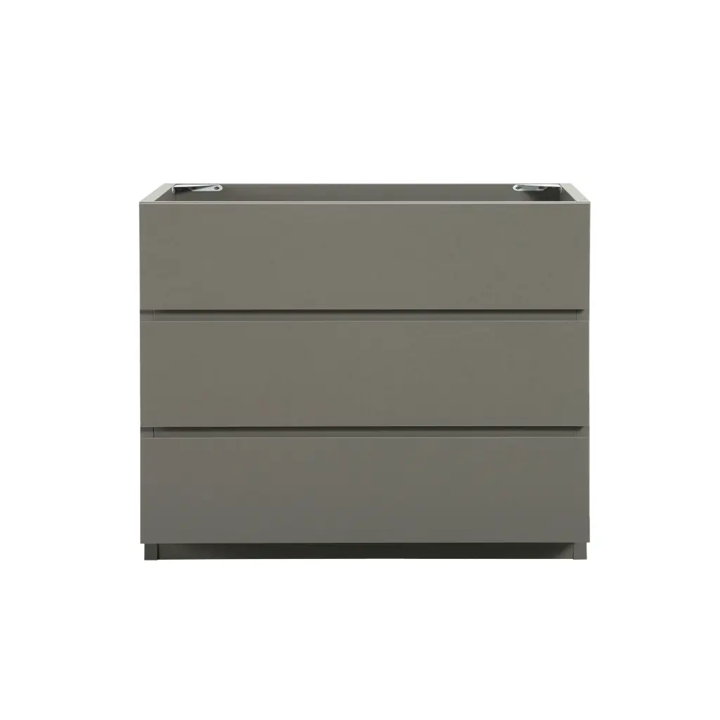 Alice 36F 102 Floor Cabinet Without Basin Gray Color Three Drawers rnb