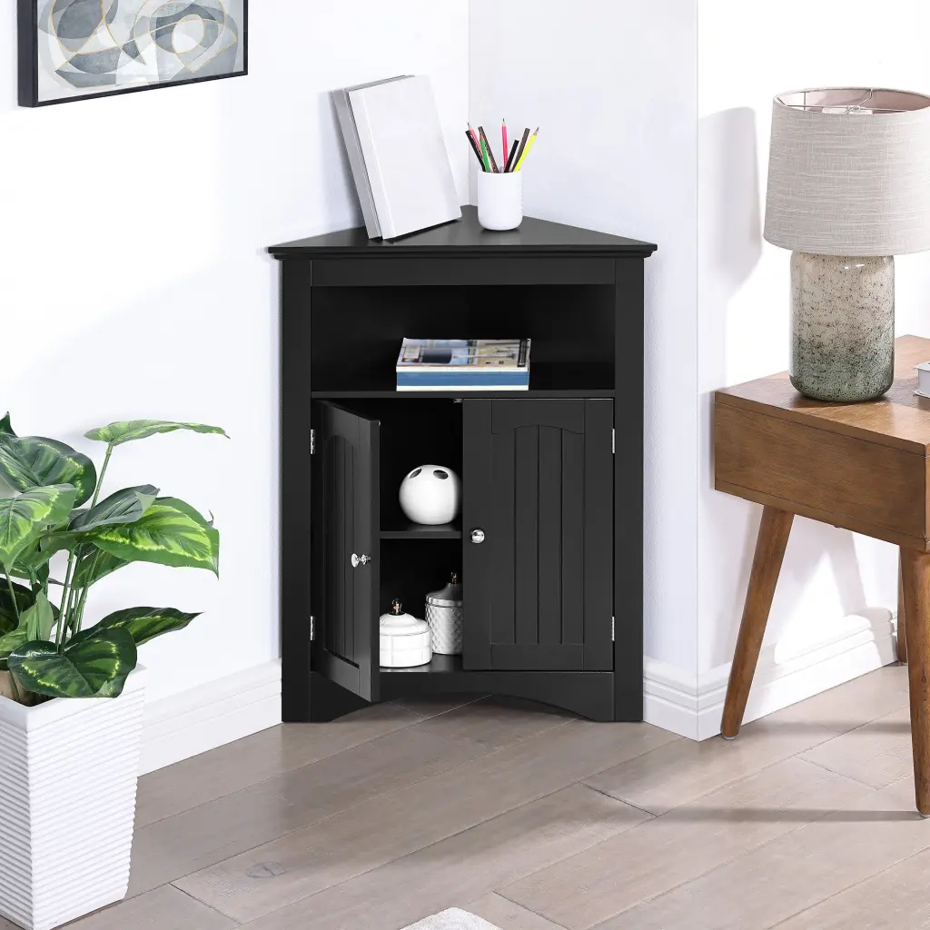 Corner Cabinet Bathroom Floor Cabinet Doors Storage rnb