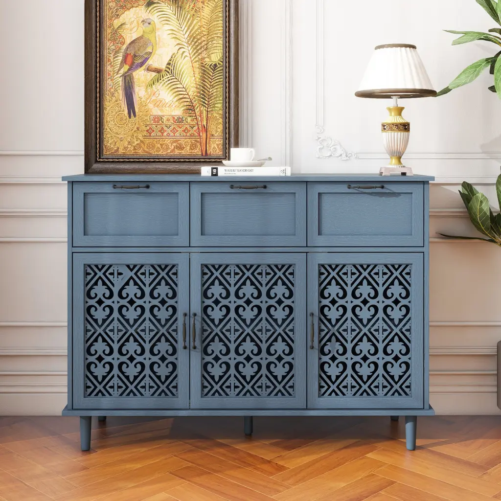 3 Door 3 Drawer Cabinet Bedroom or Living Room American Furniture rnb