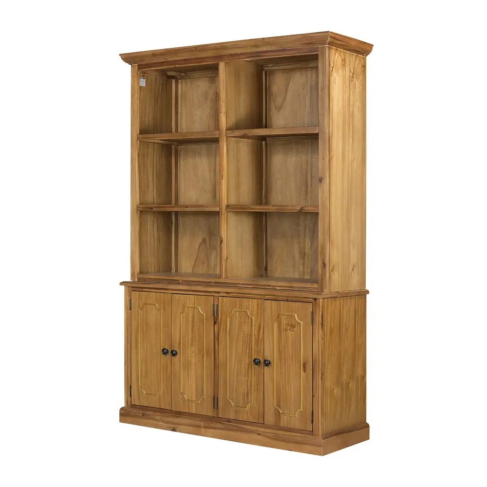 53X19X83" Cabinet Brown Natural Wood Brown Primary Living Space Casual Storage w2078