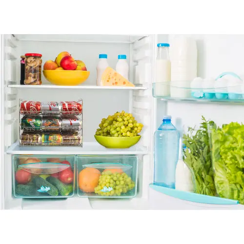 Slim And Featherweight Steel Wire Can Rack White Metal Storage Organizer atlantic inc.